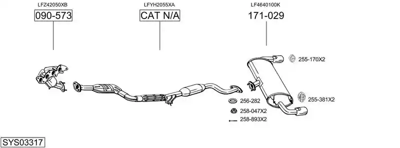 BOSAL SYS03317