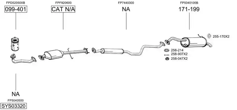 BOSAL SYS03320