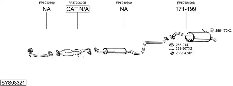 BOSAL SYS03321
