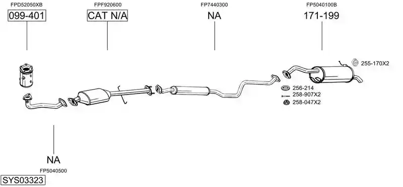 BOSAL SYS03323