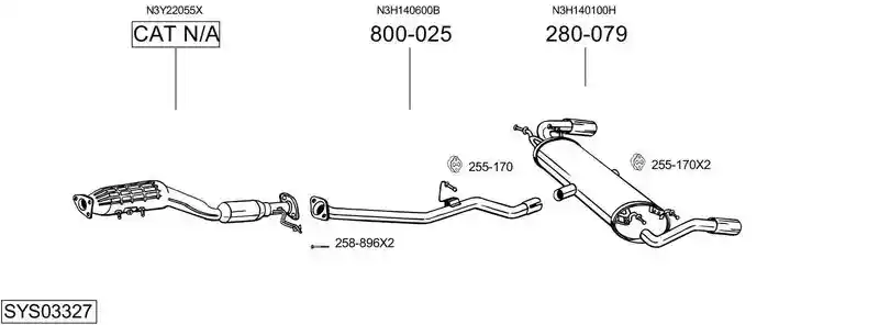 BOSAL SYS03327