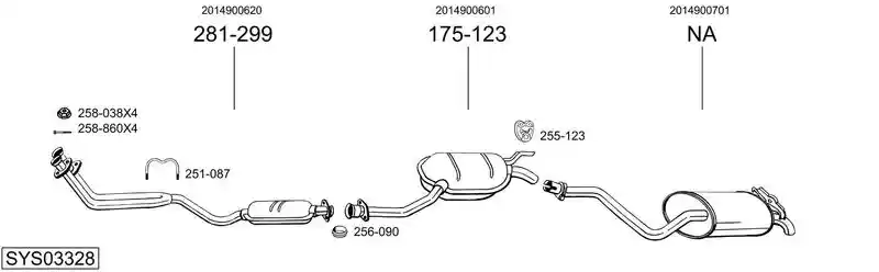 BOSAL SYS03328