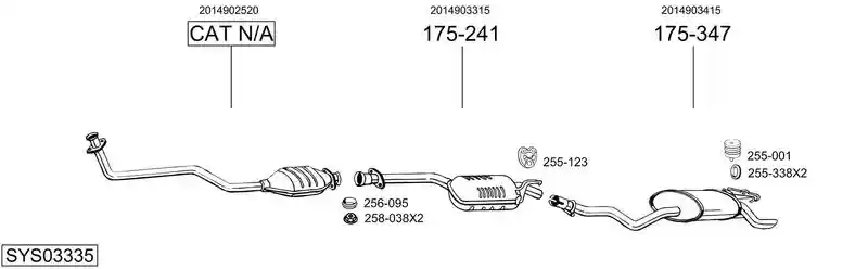 BOSAL SYS03335