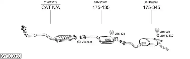 BOSAL SYS03338