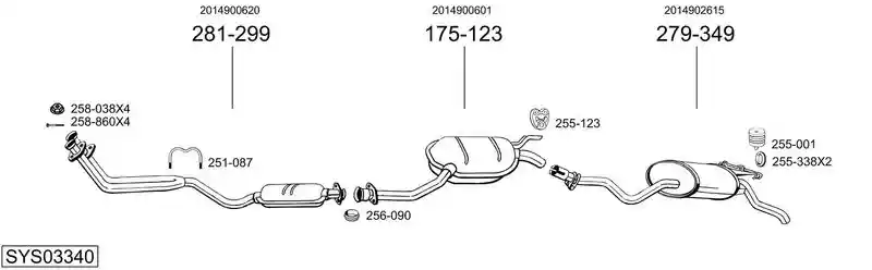 BOSAL SYS03340
