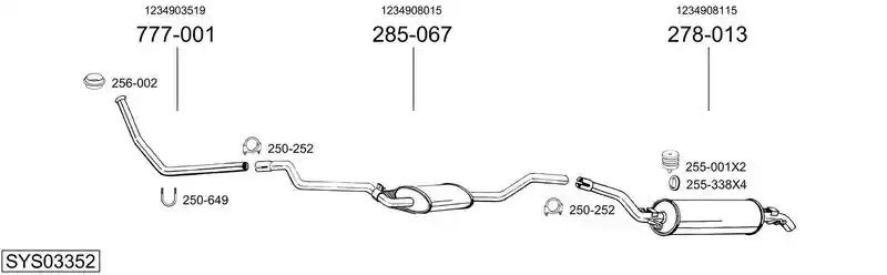 BOSAL SYS03352