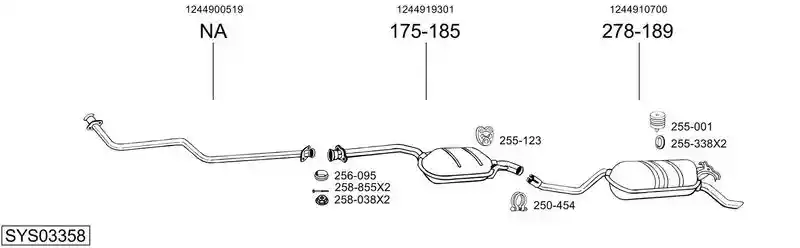BOSAL SYS03358