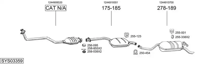 BOSAL SYS03359