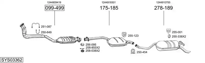 BOSAL SYS03362