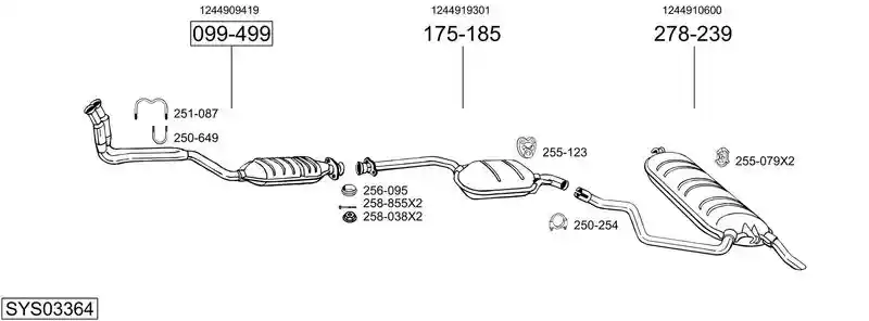 BOSAL SYS03364