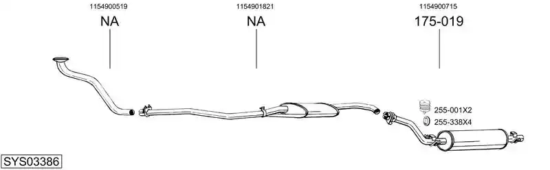 BOSAL SYS03386
