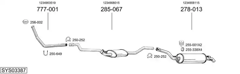 BOSAL SYS03387