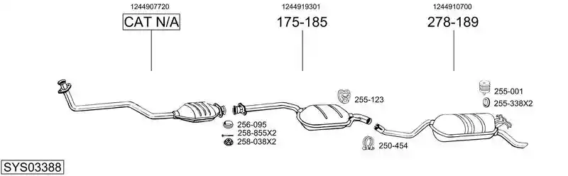 BOSAL SYS03388