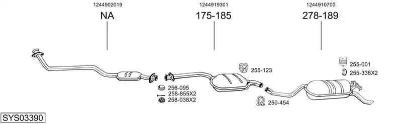 BOSAL SYS03390