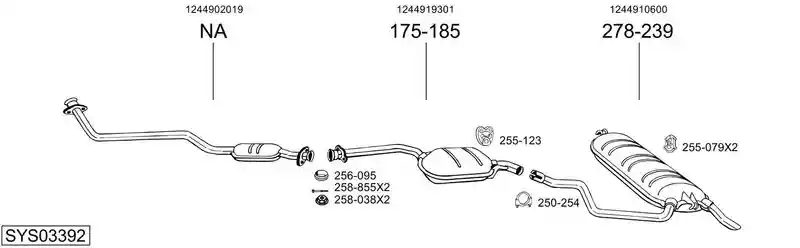 BOSAL SYS03392