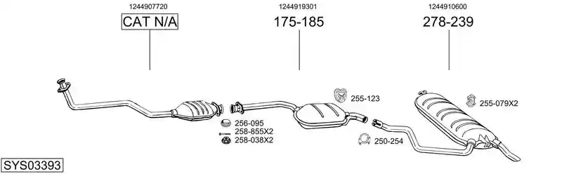 BOSAL SYS03393