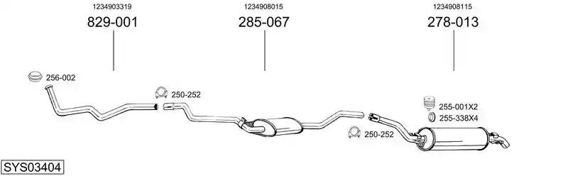 BOSAL SYS03404