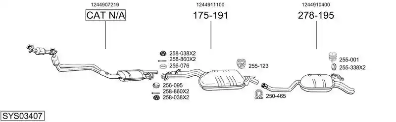 BOSAL SYS03407