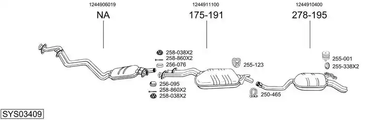 BOSAL SYS03409