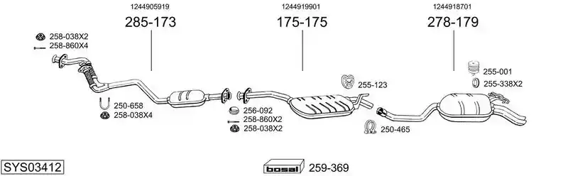 BOSAL SYS03412
