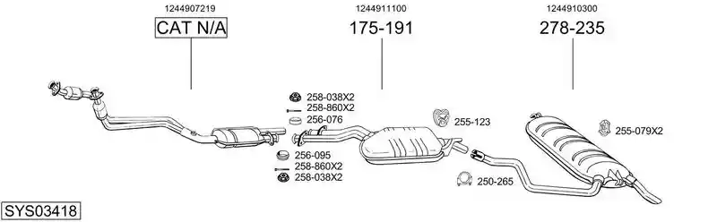 BOSAL SYS03418