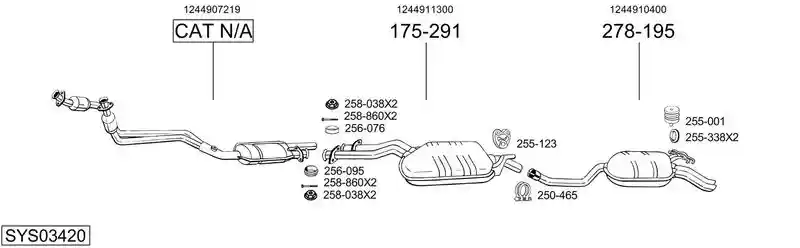 BOSAL SYS03420