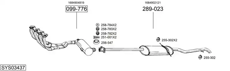 BOSAL SYS03437