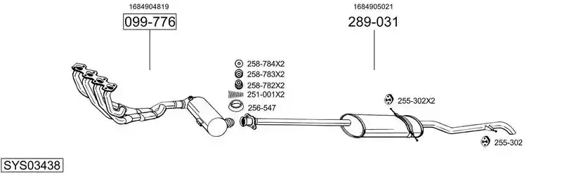 BOSAL SYS03438