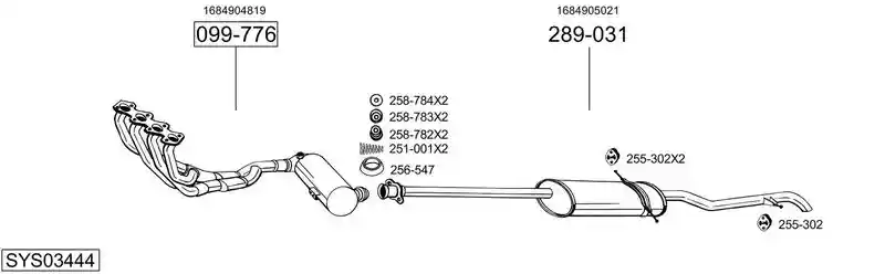 BOSAL SYS03444