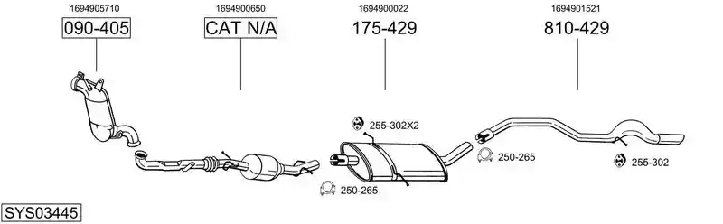 BOSAL SYS03445