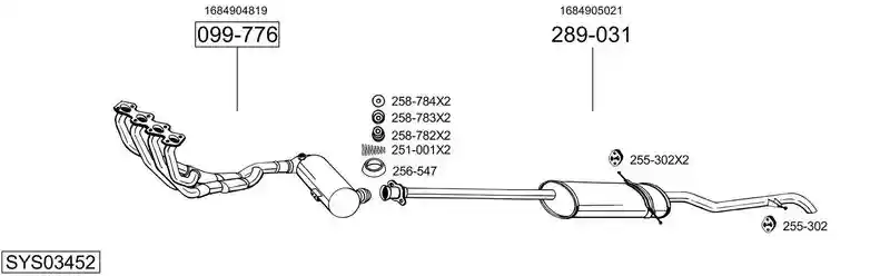 BOSAL SYS03452