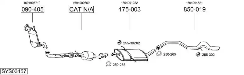 BOSAL SYS03457