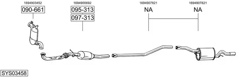 BOSAL SYS03458