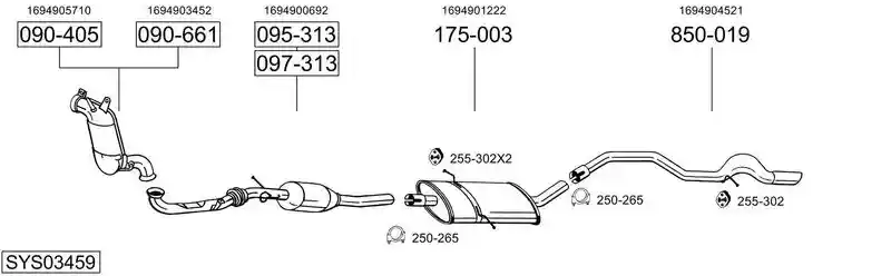 BOSAL SYS03459