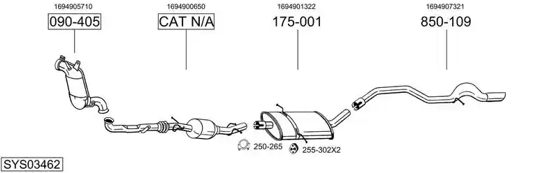 BOSAL SYS03462