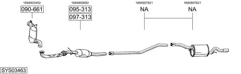 BOSAL SYS03463