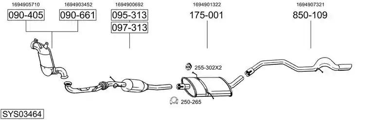BOSAL SYS03464