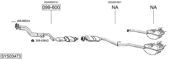 BOSAL SYS03473