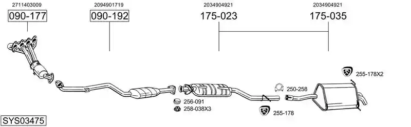 BOSAL SYS03475