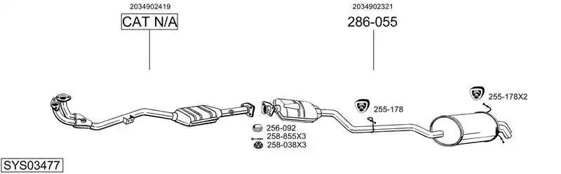 BOSAL SYS03477