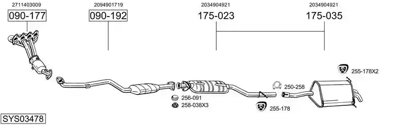 BOSAL SYS03478