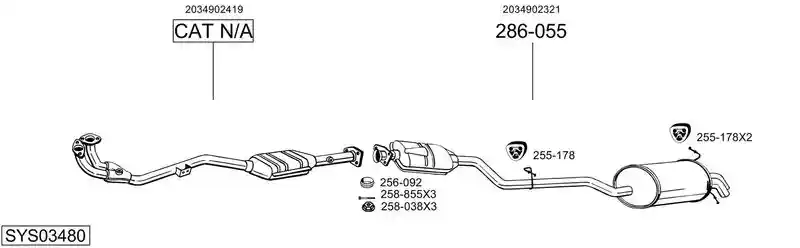 BOSAL SYS03480