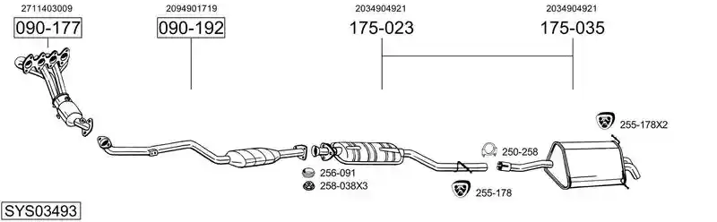 BOSAL SYS03493