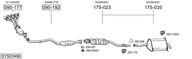 BOSAL SYS03496