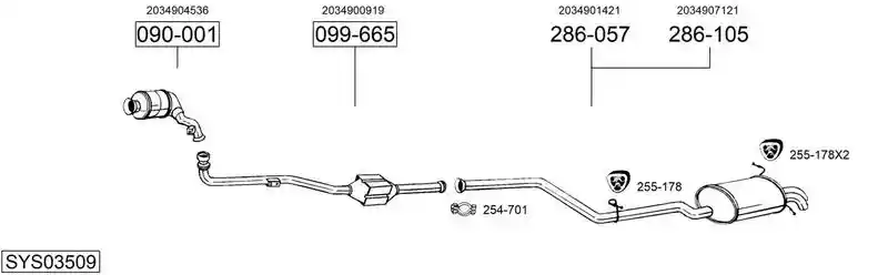 BOSAL SYS03509