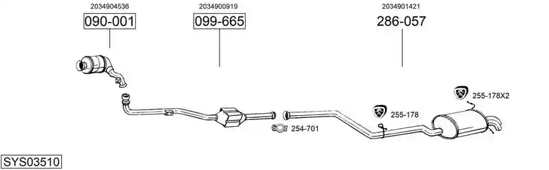 BOSAL SYS03510