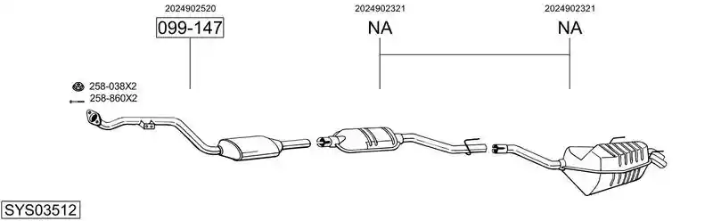 BOSAL SYS03512
