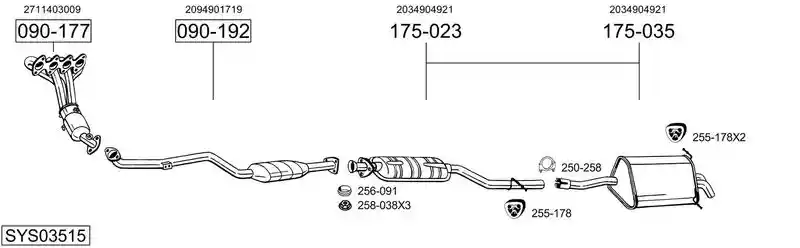 BOSAL SYS03515