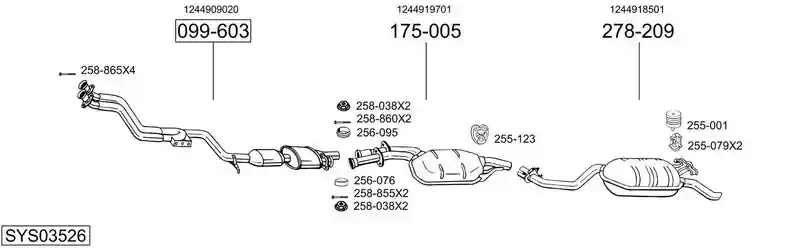 BOSAL SYS03526