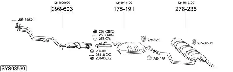 BOSAL SYS03530
